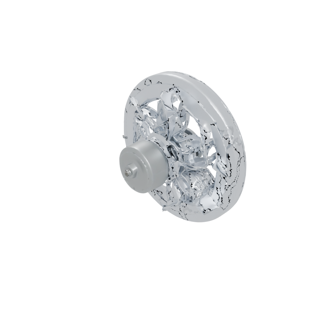Crystal Pocket Articulated Gyroscope Spinner — fidgets 3D print model, STL