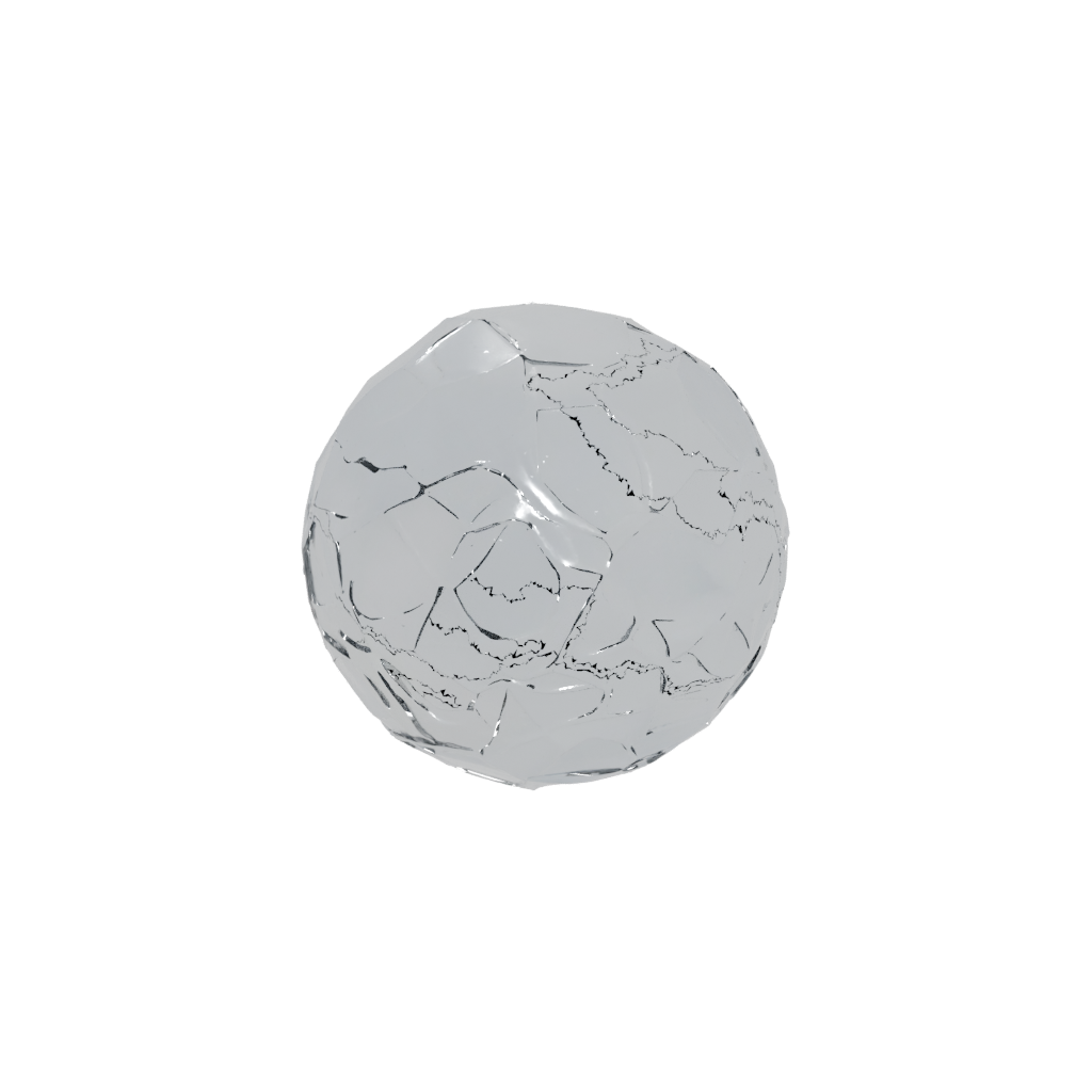 Crystal Pocket Kinetic Flow Ball — fidgets 3D print model, STL
