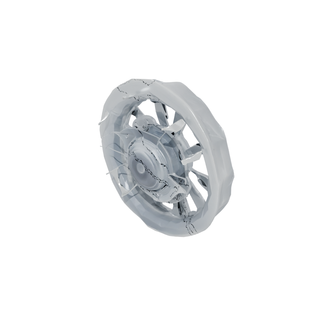 Crystal Pocket Rolling Hex Spinner — fidgets 3D print model, STL