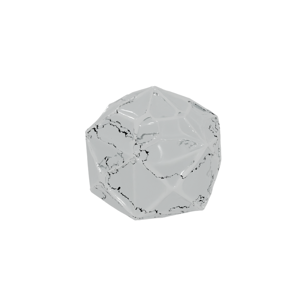 Crystal Pocket Snap-Pop Hexagon — fidgets 3D print model, STL