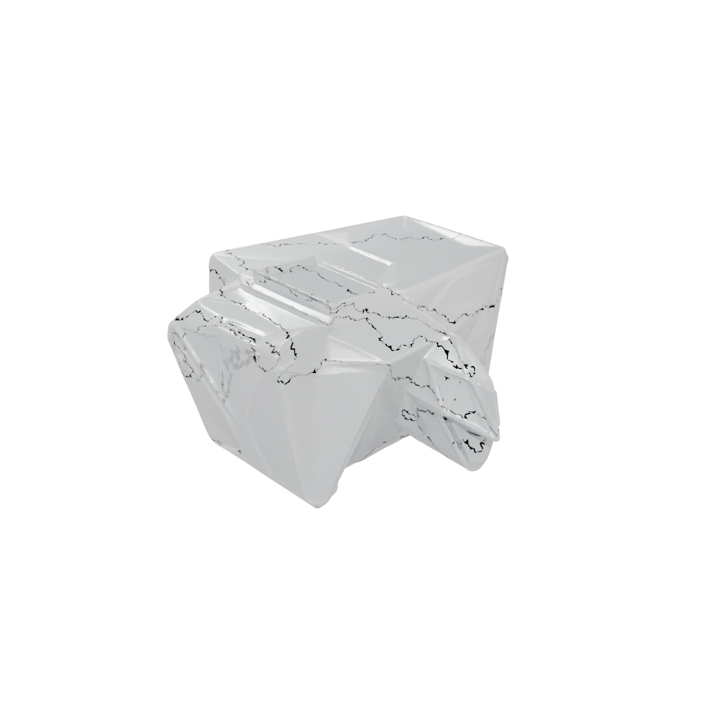 Crystal Pocket Tri-Bar Flip Toy — fidgets 3D print model, STL