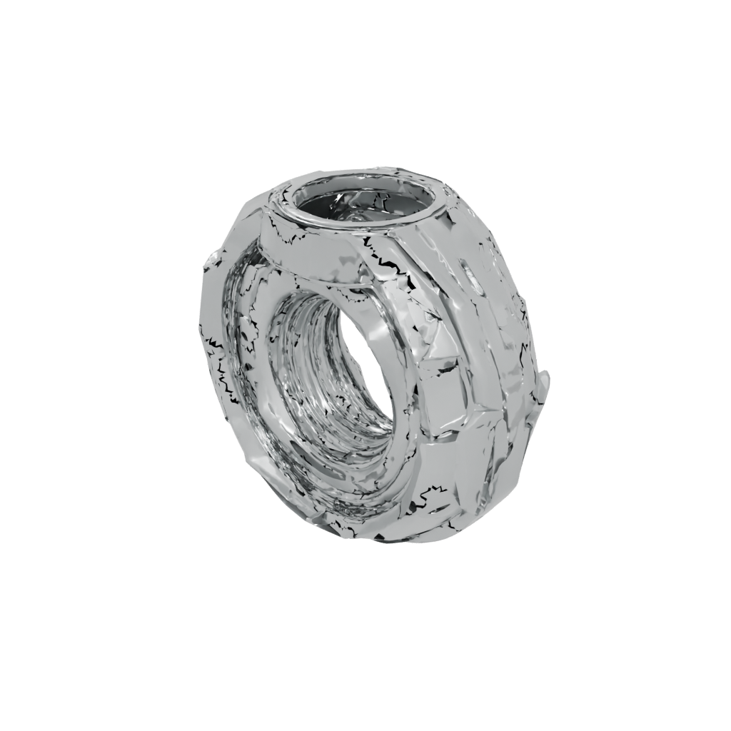 Crystal Pocket Twist-Lock Barrel — fidgets 3D print model, STL