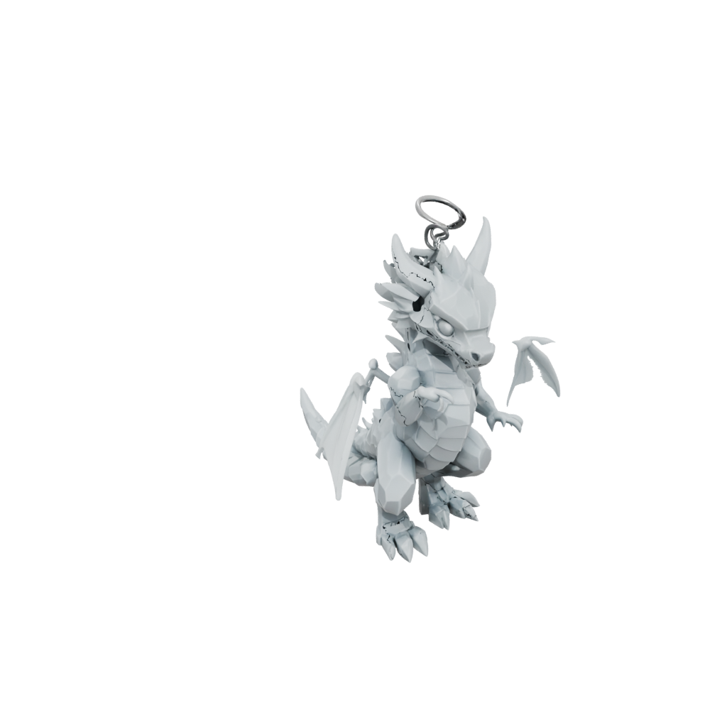 Crystal Big Articulated Keychain Dragonling