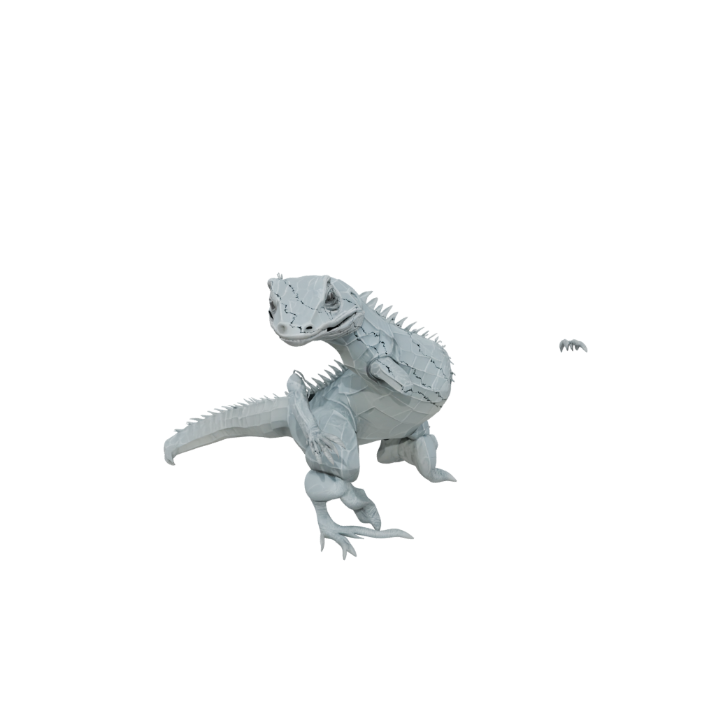 Crystal Big Articulated Lizard