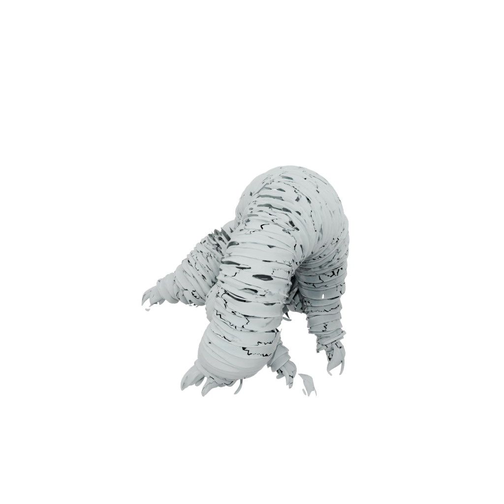 Crystal Big Articulated Millipede