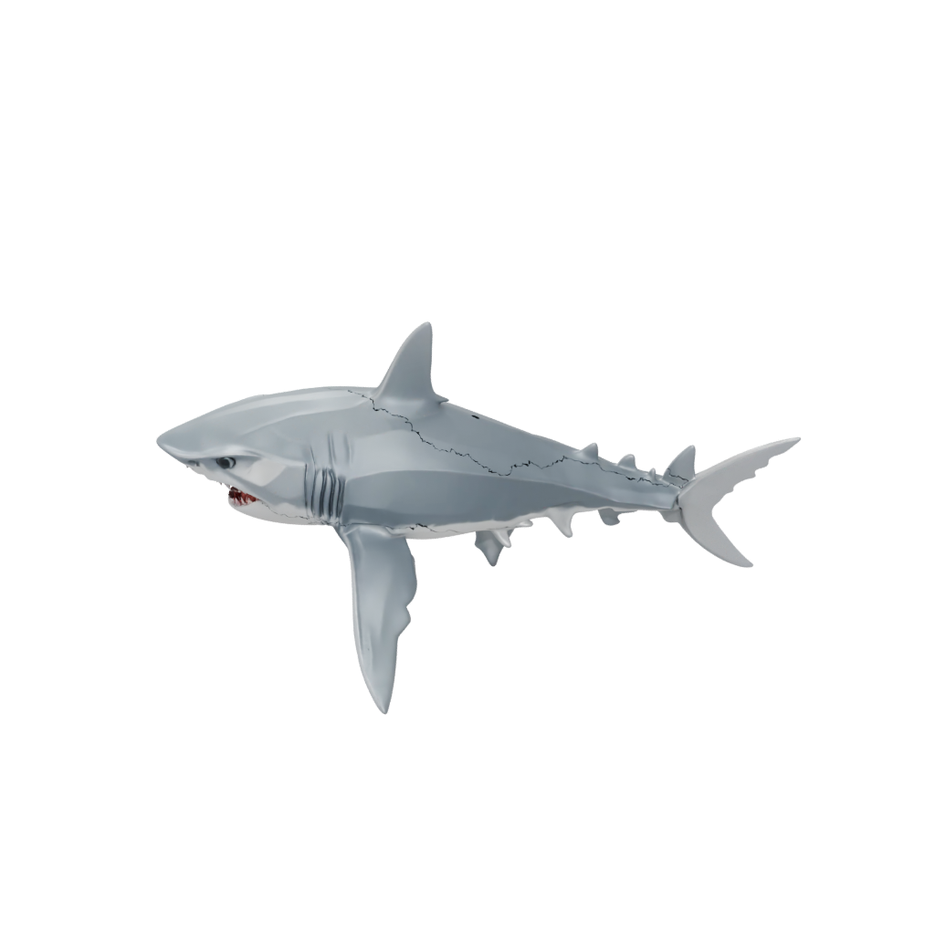 Crystal Big Articulated Shark