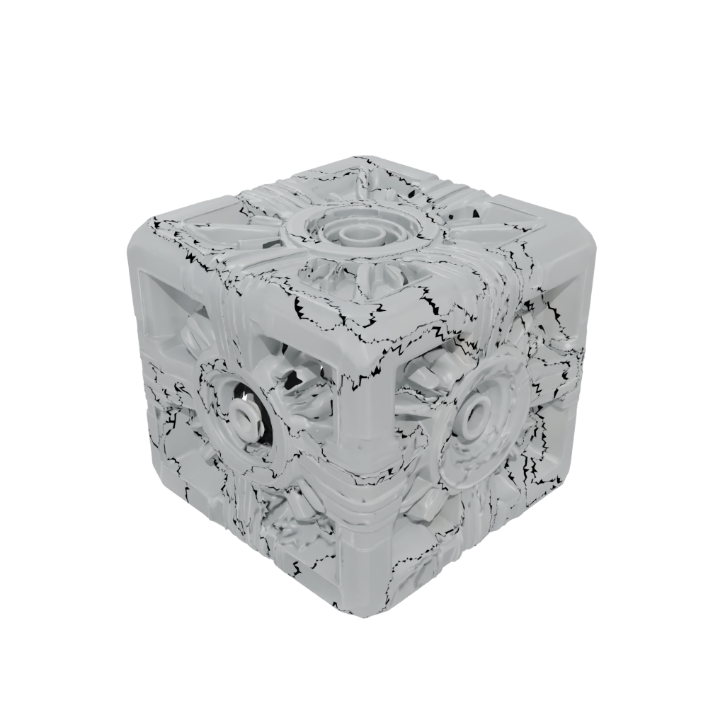Crystal Big Pocket Gear Cube