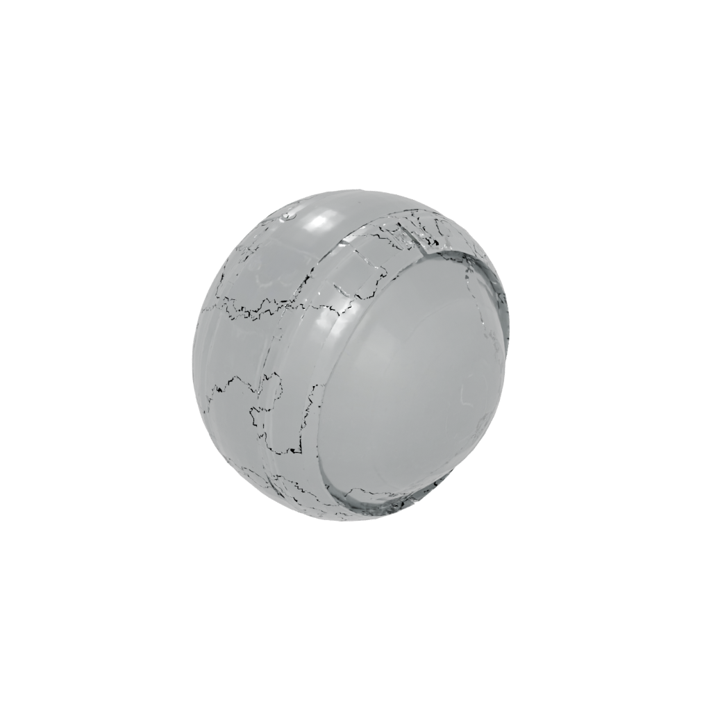 Crystal Big Rolling Ball Track Coin