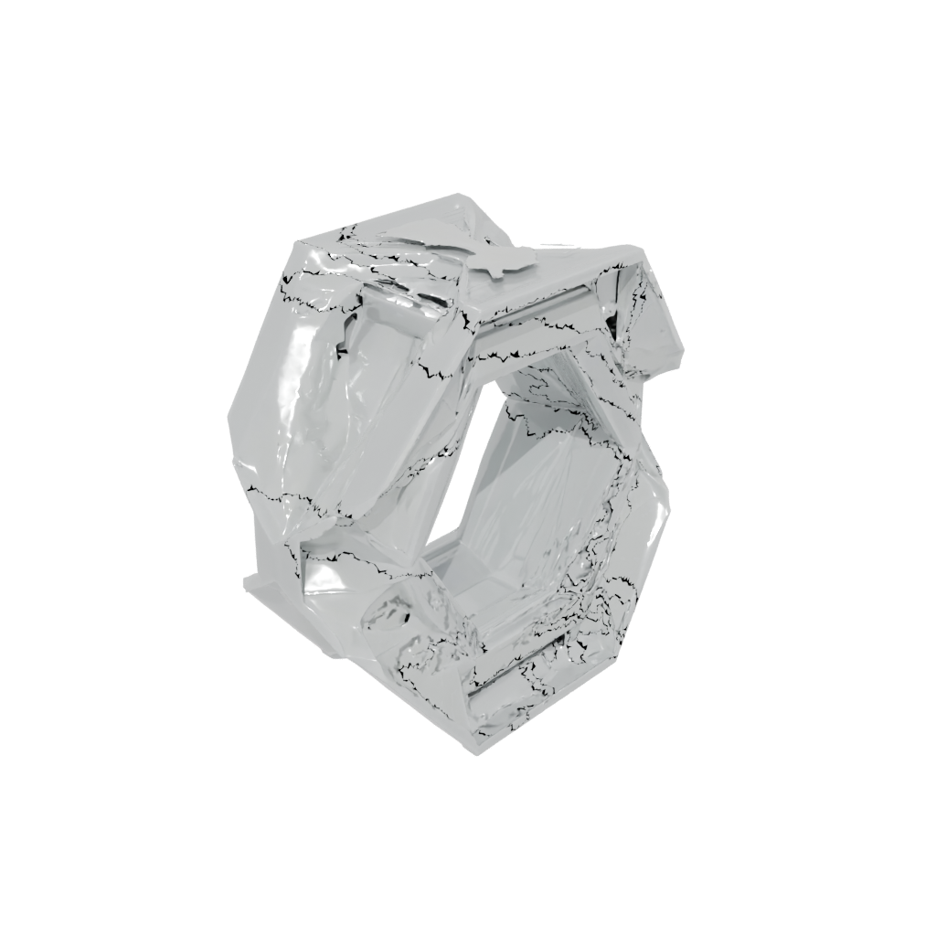 Crystal Big Snap-Pop Hexagon