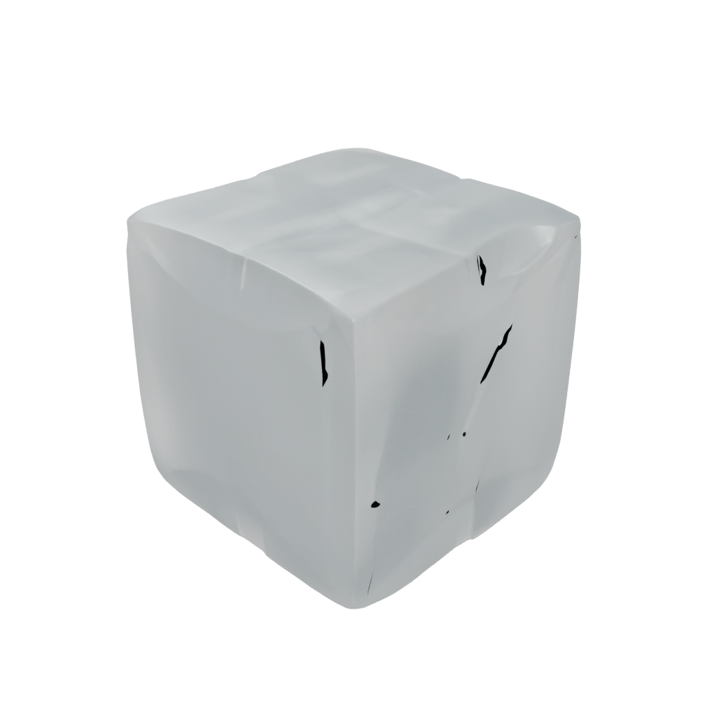 Crystal Big Squeeze Stress Cube