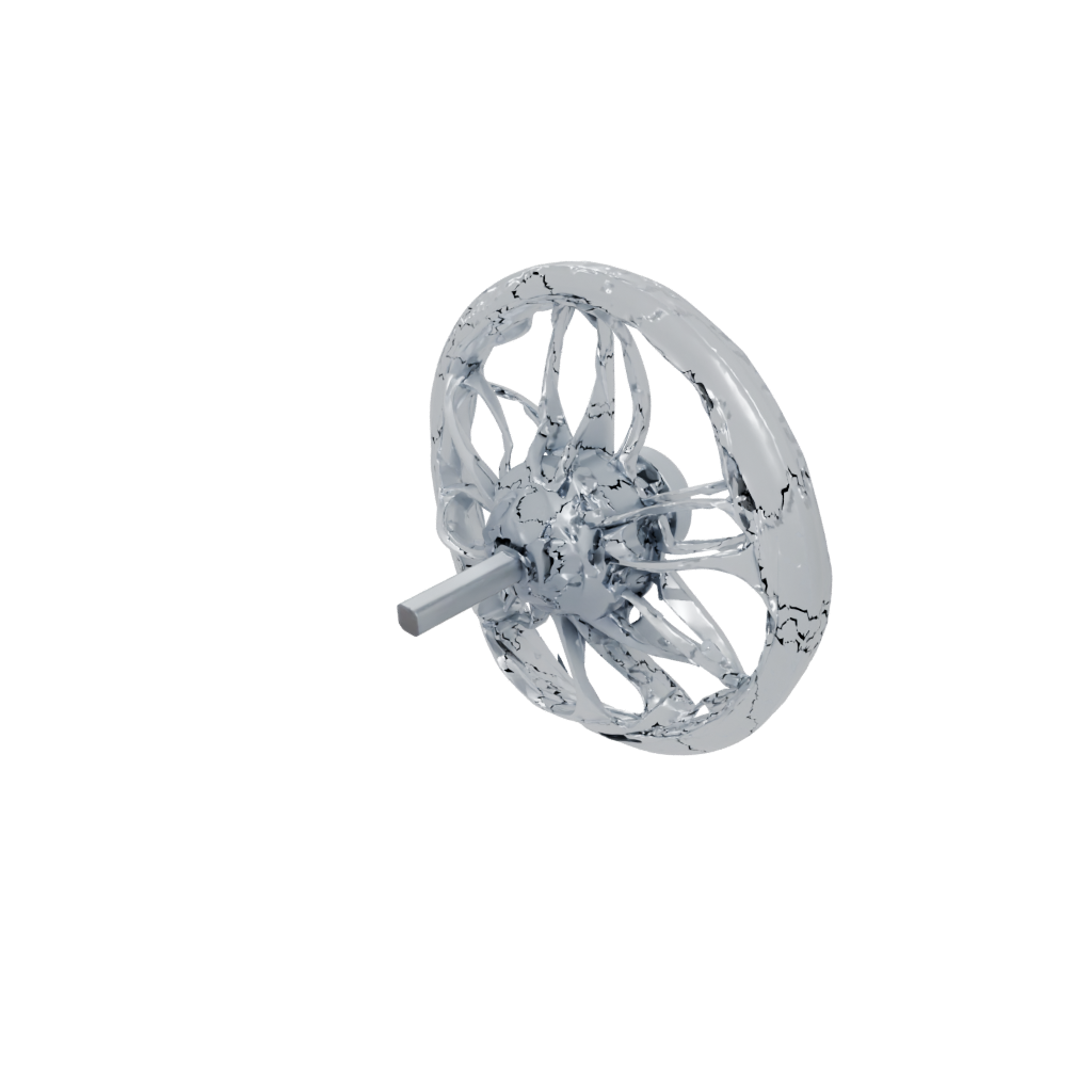 Crystal Soft Articulated Gyroscope Spinner