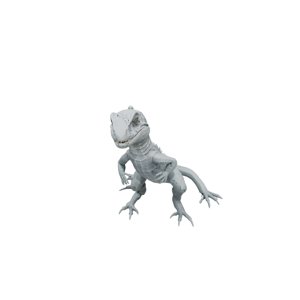 Crystal Soft Articulated Lizard