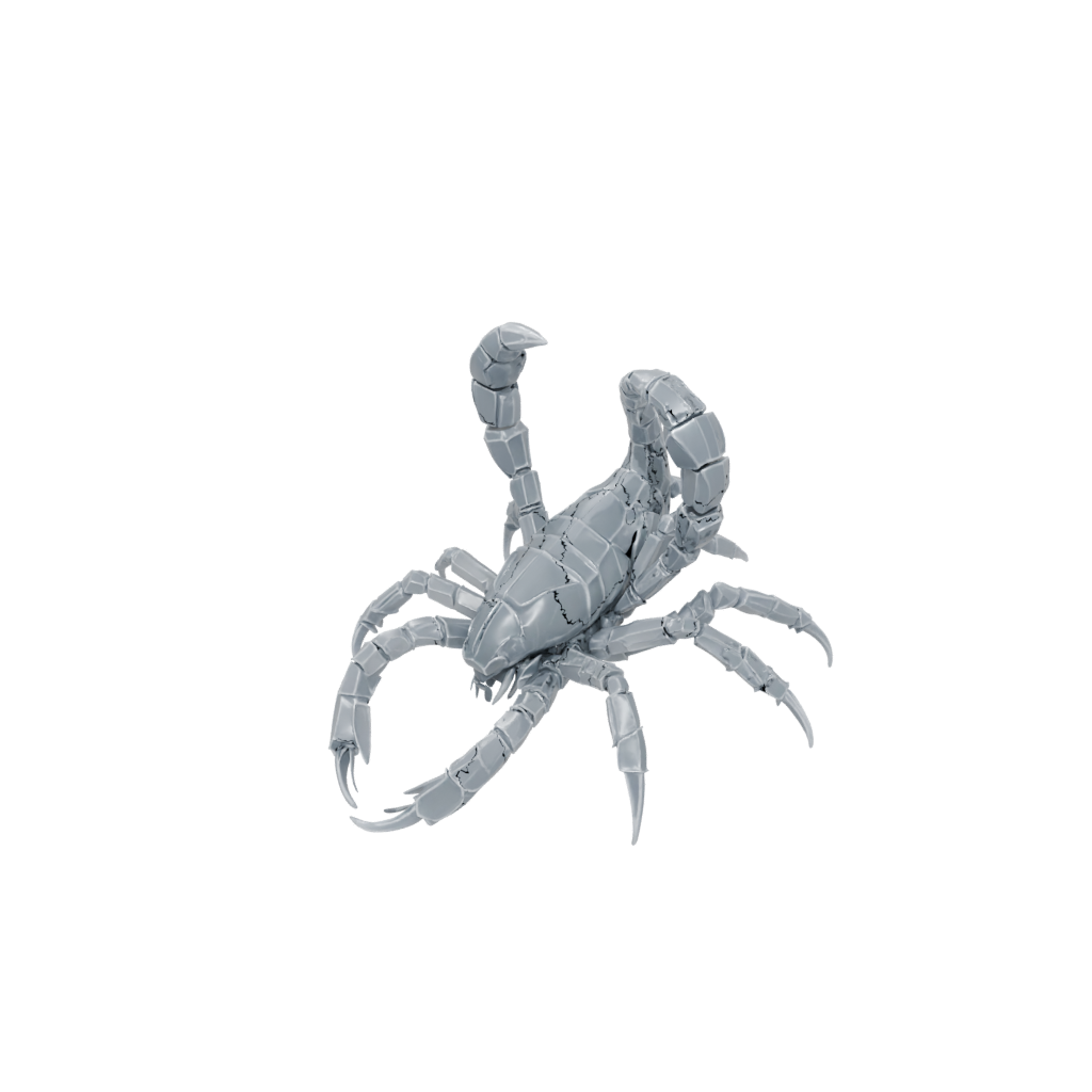 Crystal Soft Articulated Scorpion