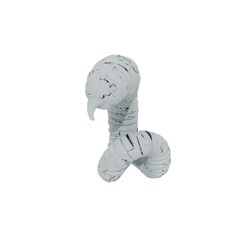 Crystal Soft Articulated Worm