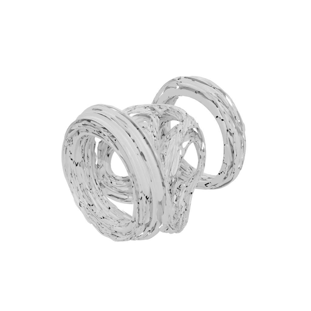 Crystal Soft Nested Rotating Rings