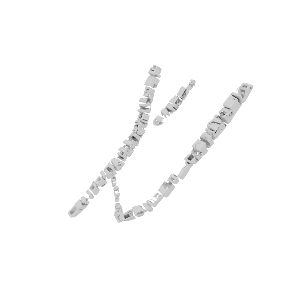 Crystal Soft Pivot Domino Chain