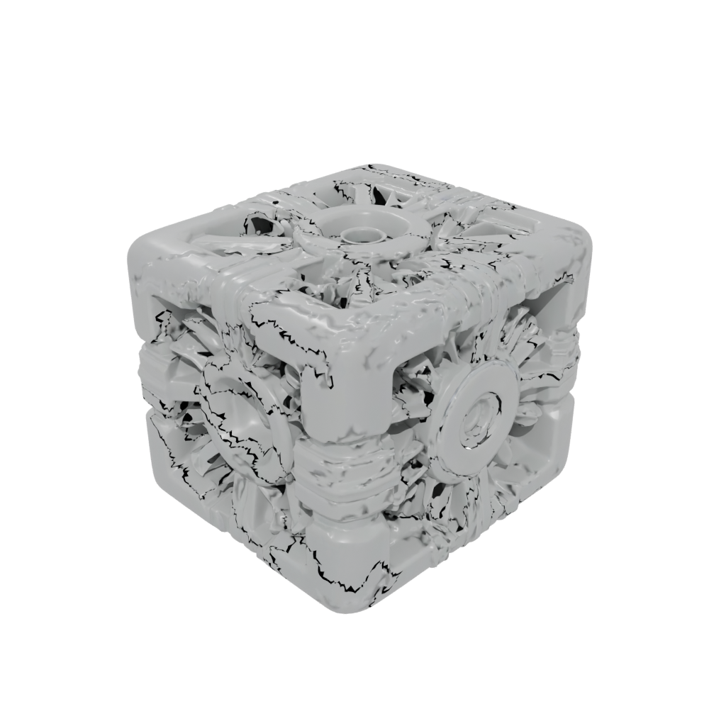 Crystal Soft Pocket Gear Cube