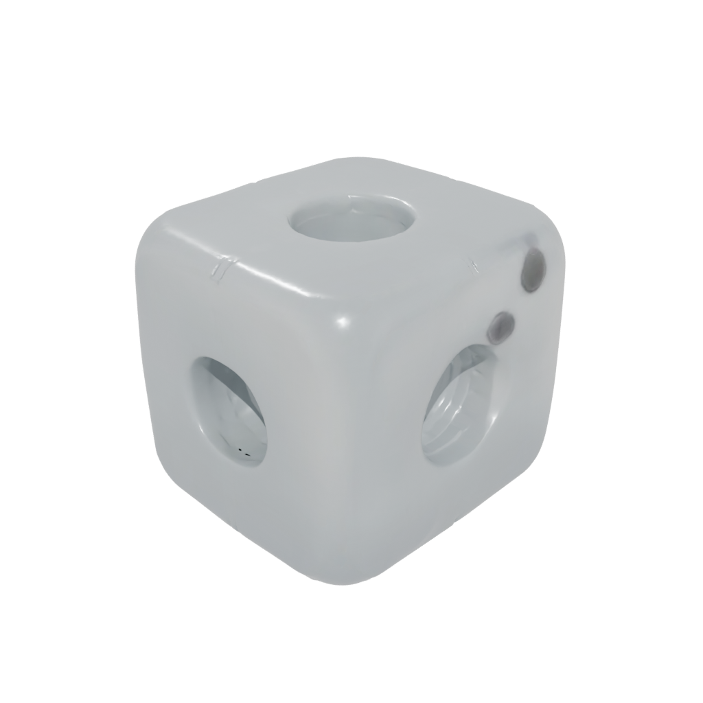 Crystal Soft Squeeze Stress Cube
