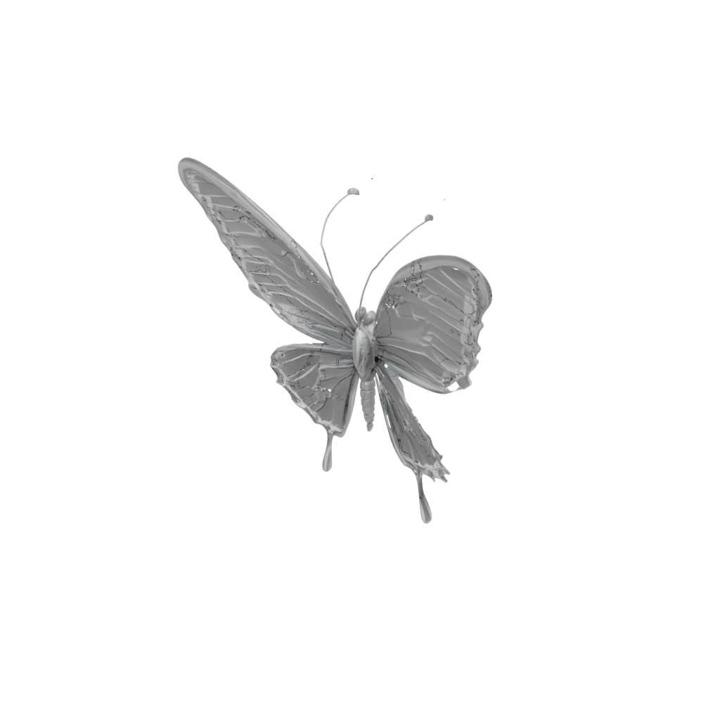 Crystal Articulated Butterfly