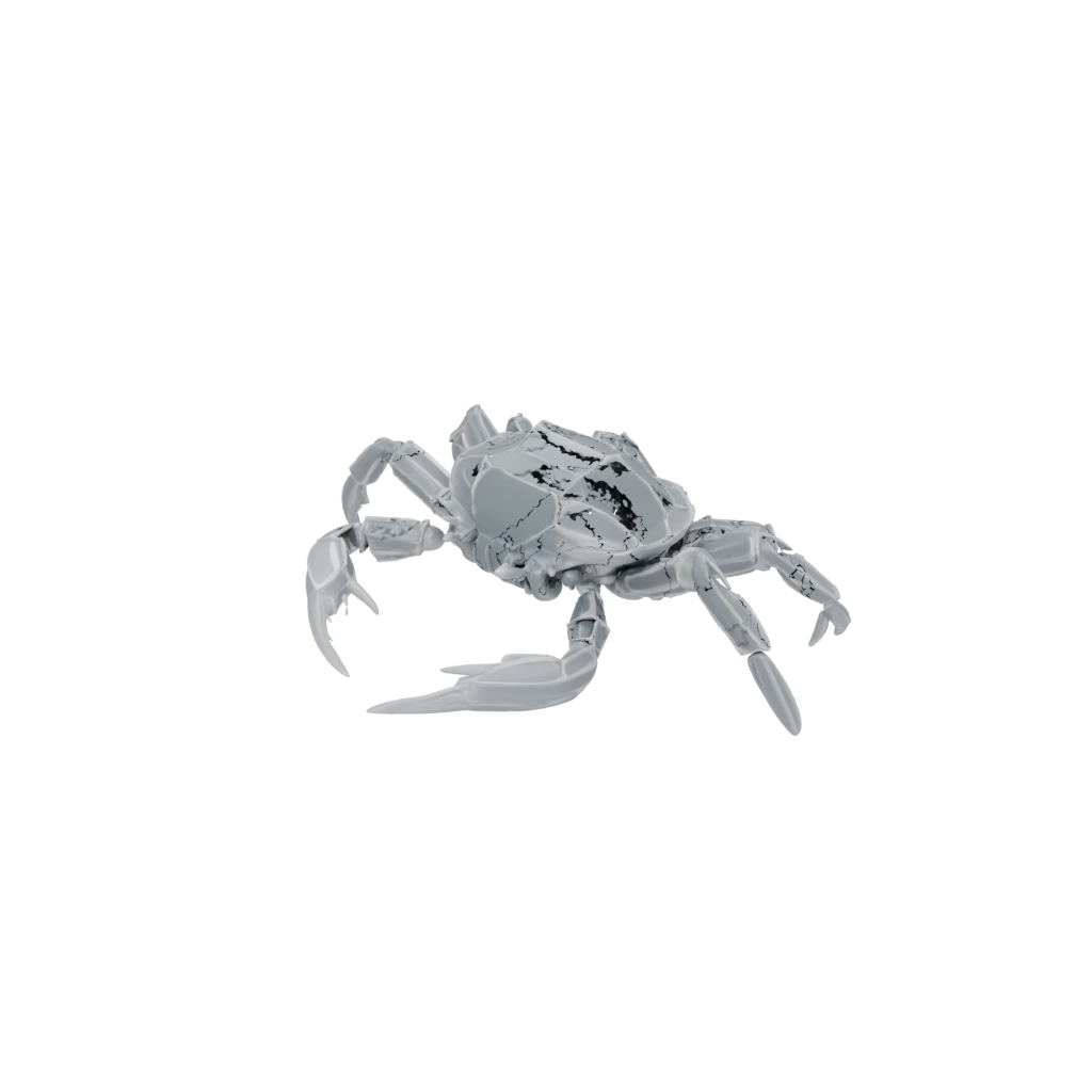 Crystal Articulated Crab