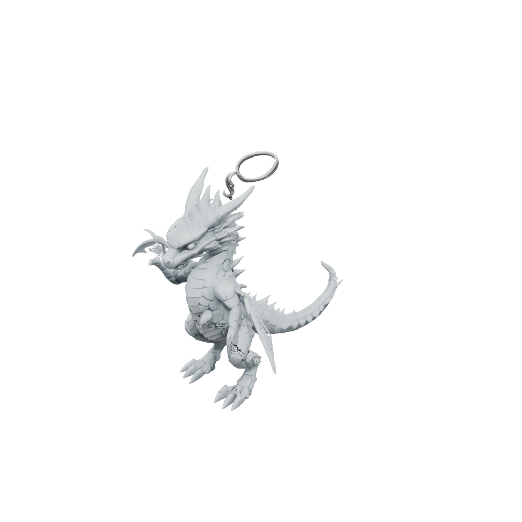 Crystal Articulated Keychain Dragonling