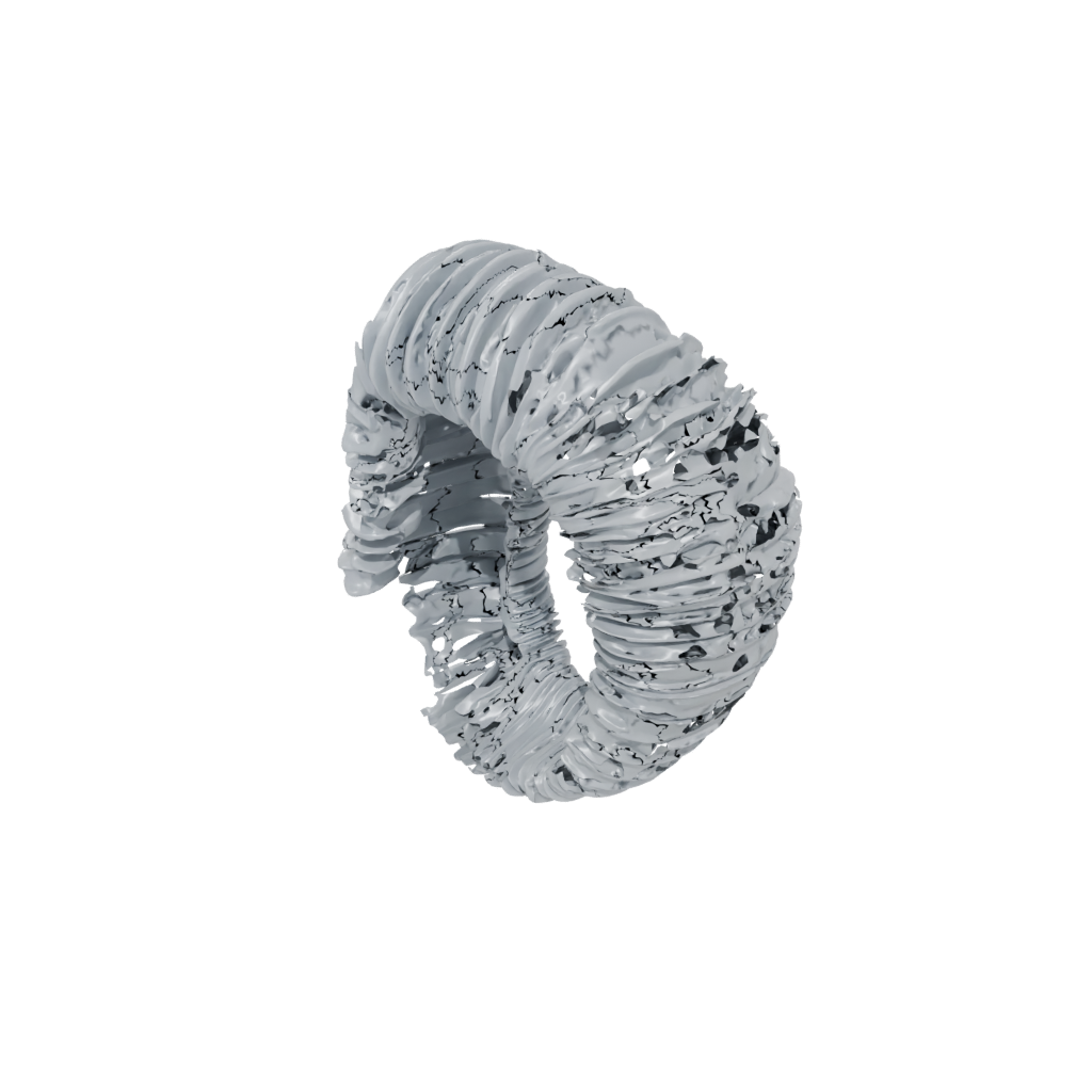 Crystal Articulated Millipede