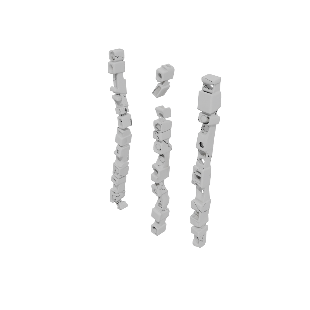 Crystal Pivot Domino Chain