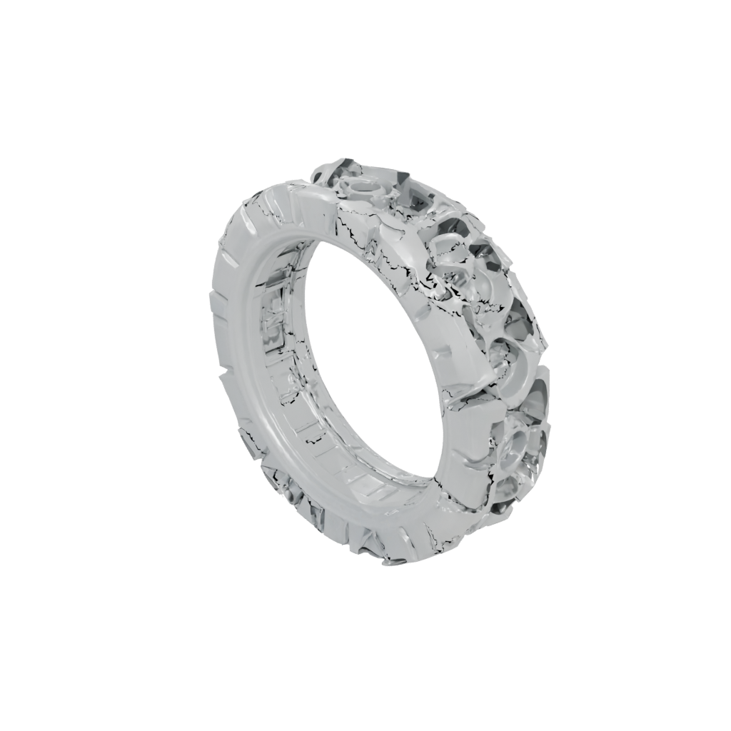 Crystal Sensory Chain Ring