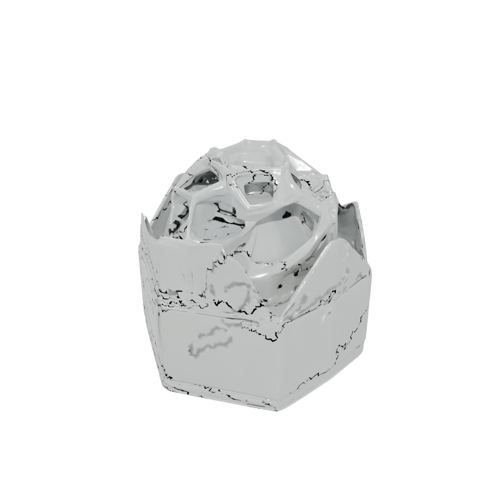 Crystal Snap-Pop Hexagon — fidgets 3D print model, STL