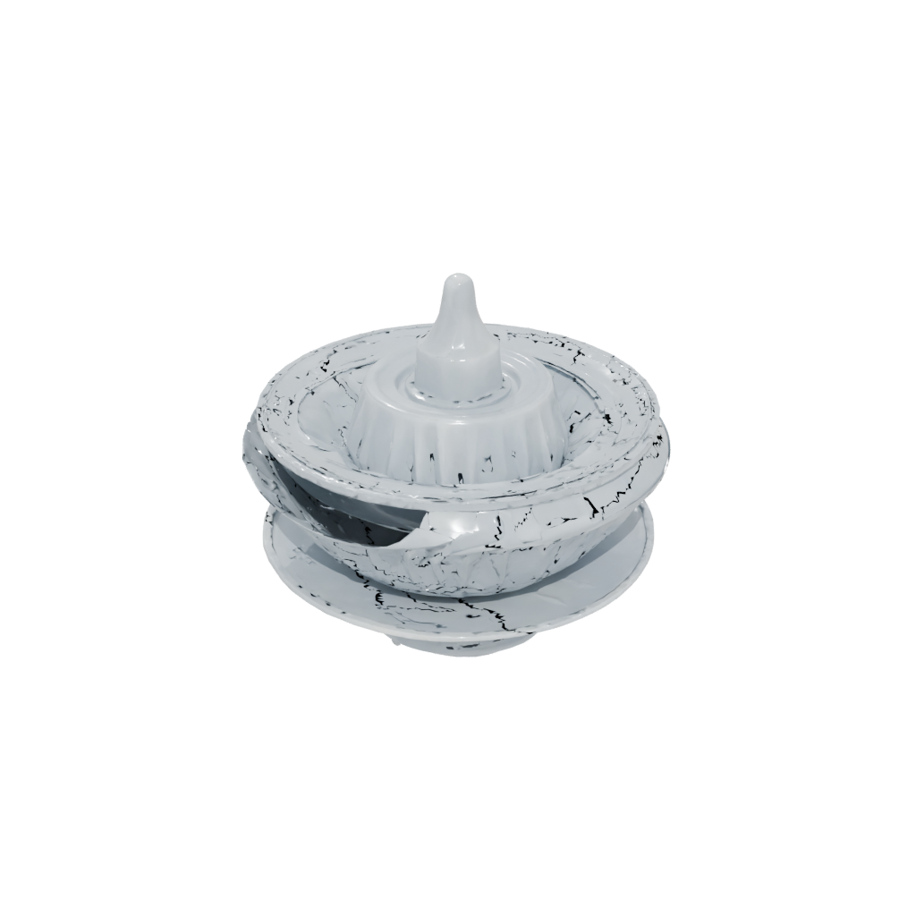 Crystal Spinning Top Set — fidgets 3D print model, STL