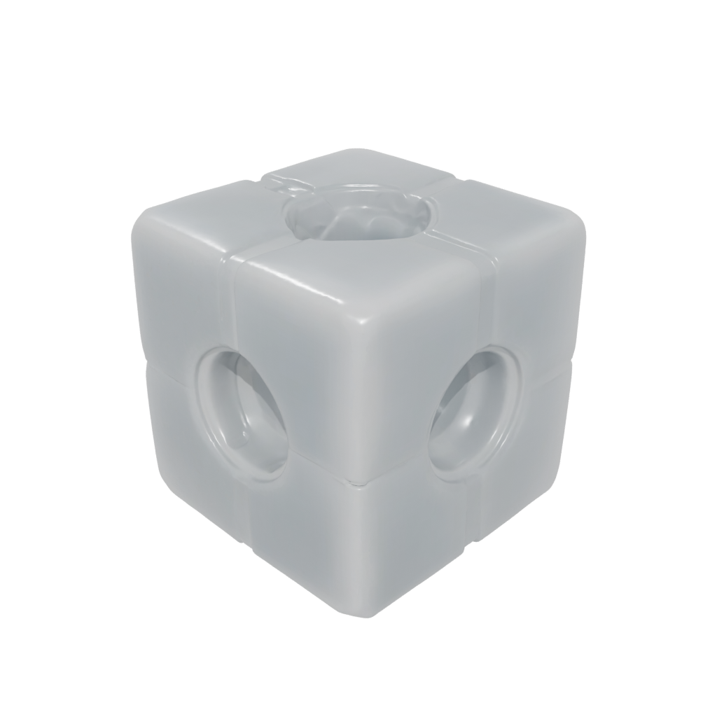Crystal Squeeze Stress Cube
