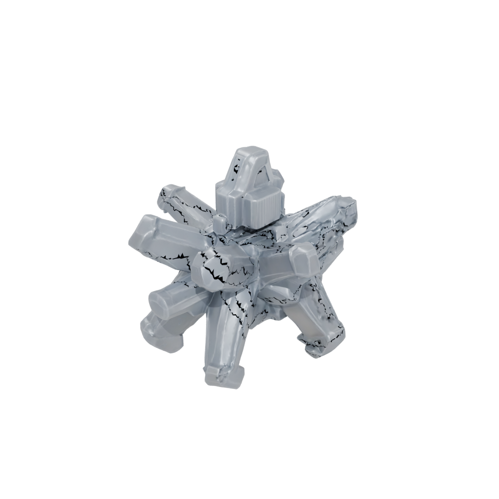 Crystal Tri-Bar Flip Toy