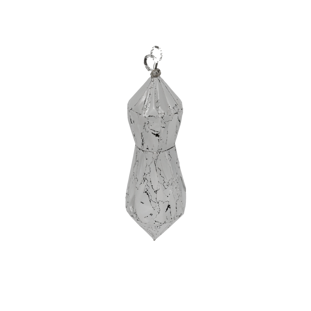 Crystal Textured Click-Clack Pendulum Toy — fidgets 3D print model, STL