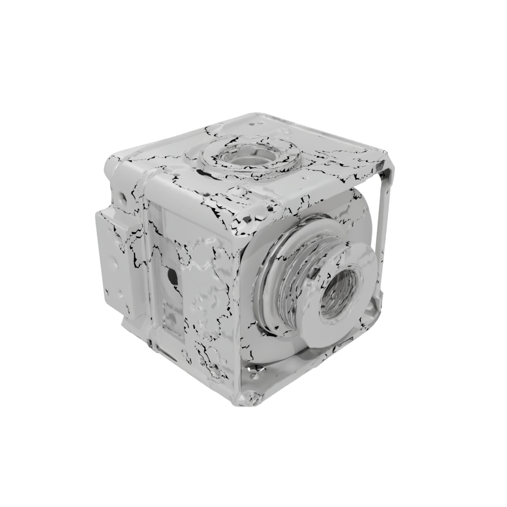 Crystal Textured Clicky Cam Slider — fidgets 3D print model, STL
