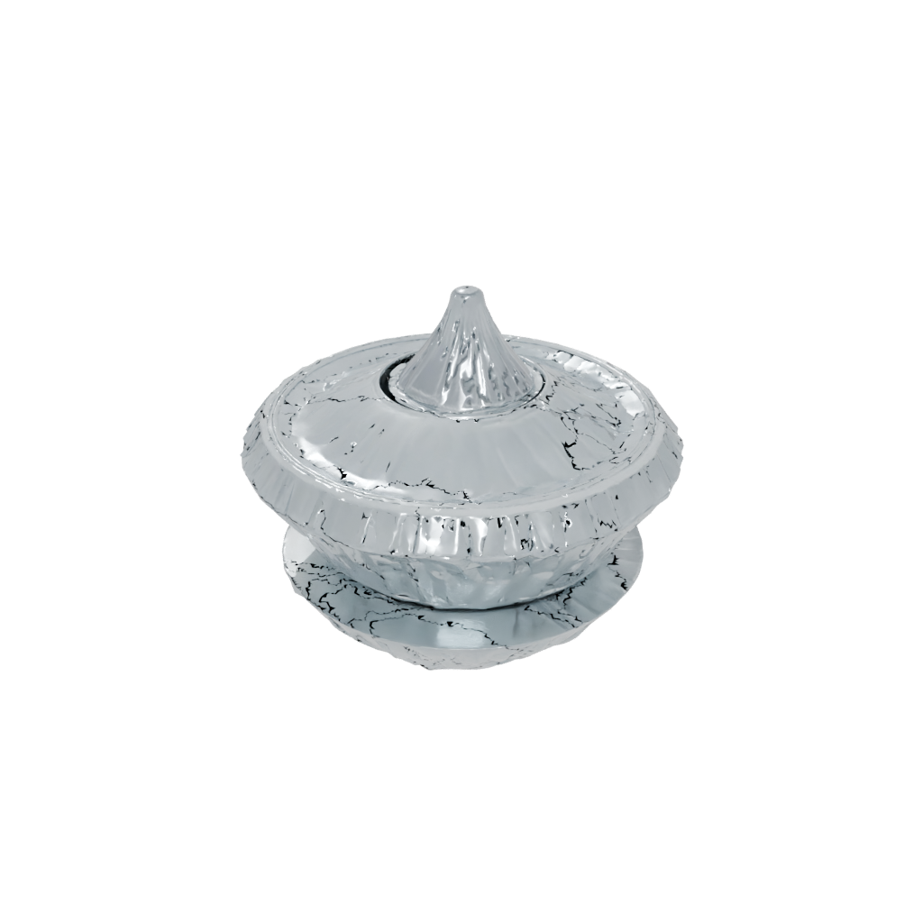 Crystal Textured Spinning Top Set — fidgets 3D print model, STL