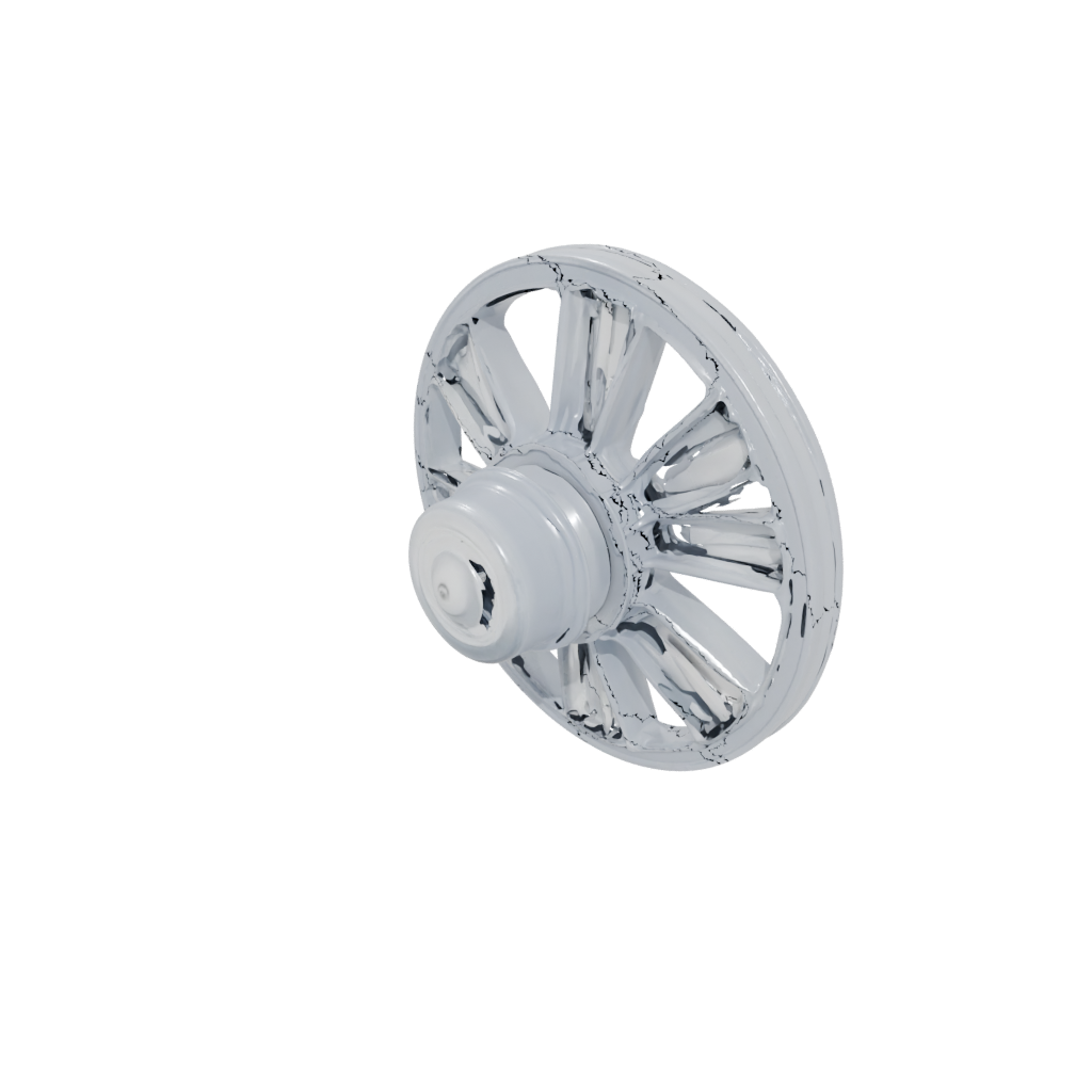 Crystal Textured Three-Prong Spinner — fidgets 3D print model, STL