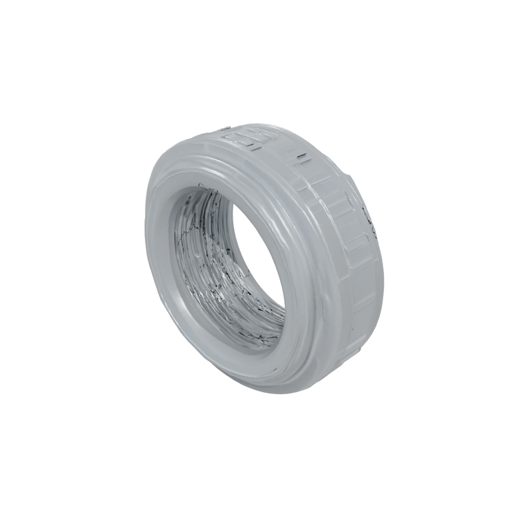 Crystal Textured Twist-Lock Barrel — fidgets 3D print model, STL