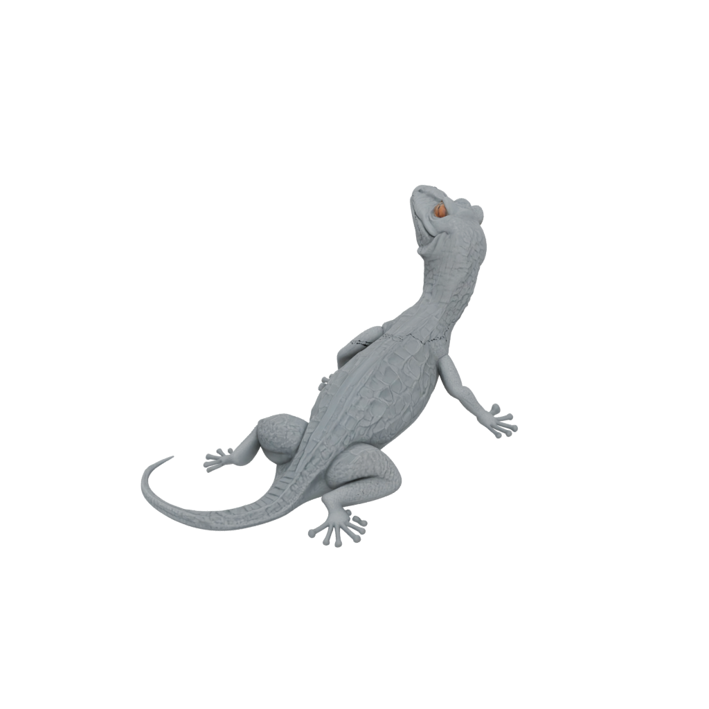 Galaxy Pocket Articulated Lizard — fidgets 3D print model, STL