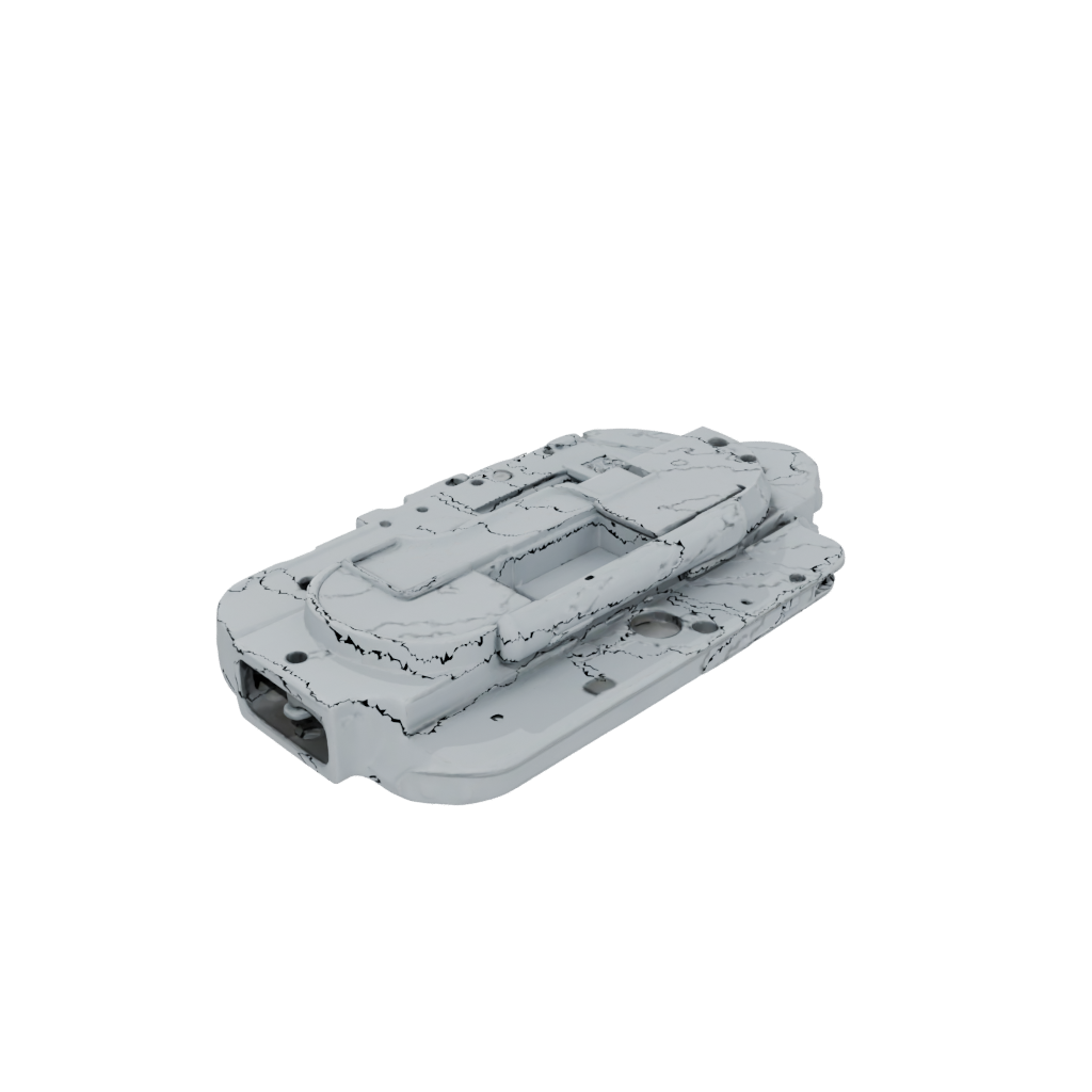 Galaxy Pocket Flip-Flop Hinge Strip — fidgets 3D print model, STL