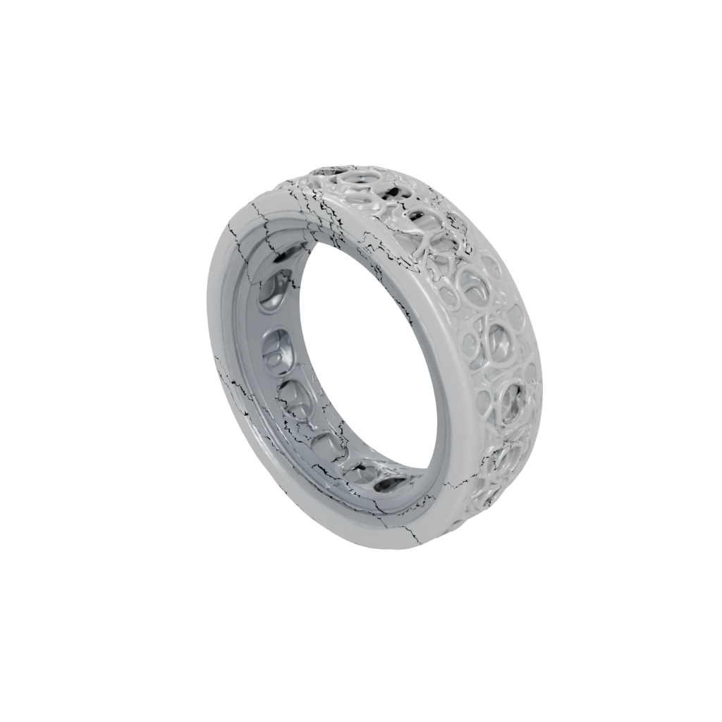 Galaxy Pocket Sensory Chain Ring — fidgets 3D print model, STL