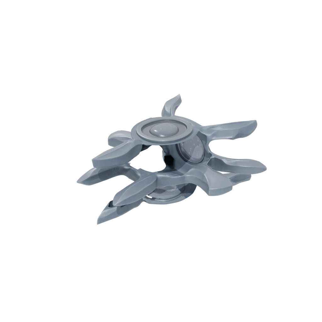 Galaxy Pocket Three-Prong Spinner — fidgets 3D print model, STL
