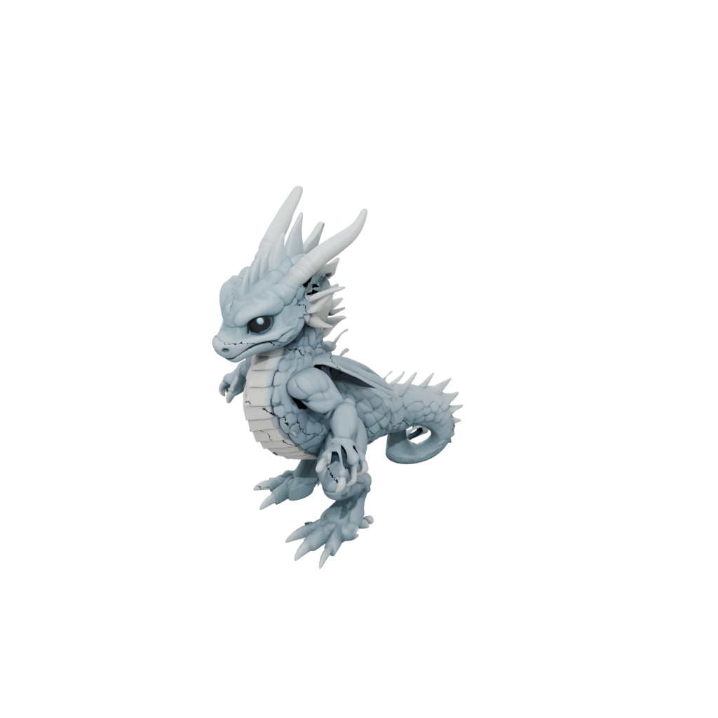 Galaxy Big Articulated Keychain Dragonling