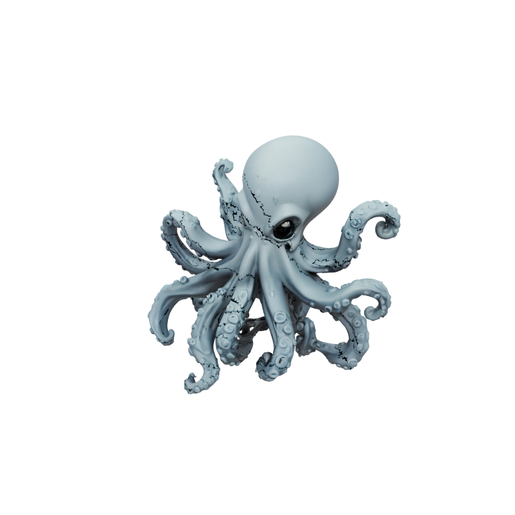 Galaxy Big Articulated Octopus Mini
