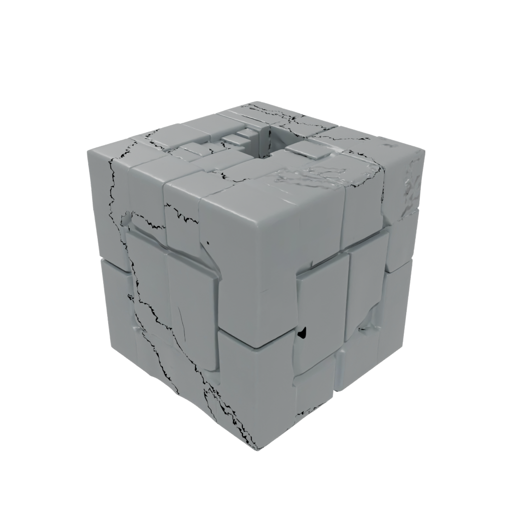 Galaxy Big Magnet-Free Click Cube