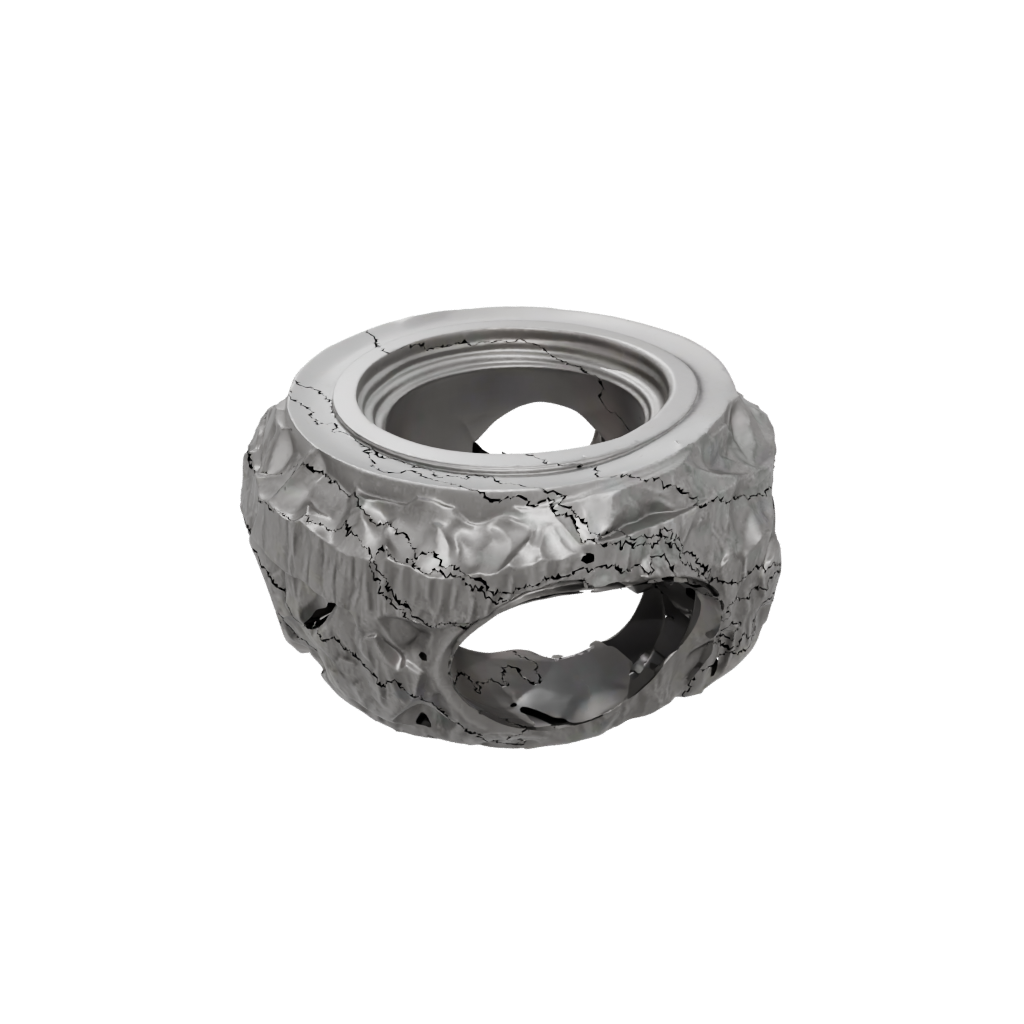 Galaxy Big Spinning Coin Ring