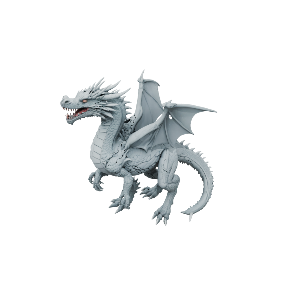 Galaxy Soft Articulated Dragon Long