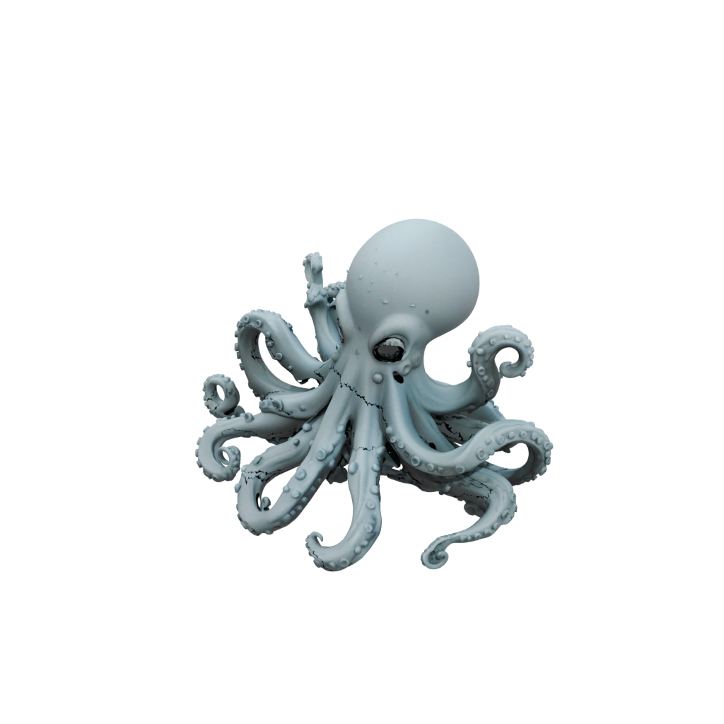 Galaxy Soft Articulated Octopus Mini