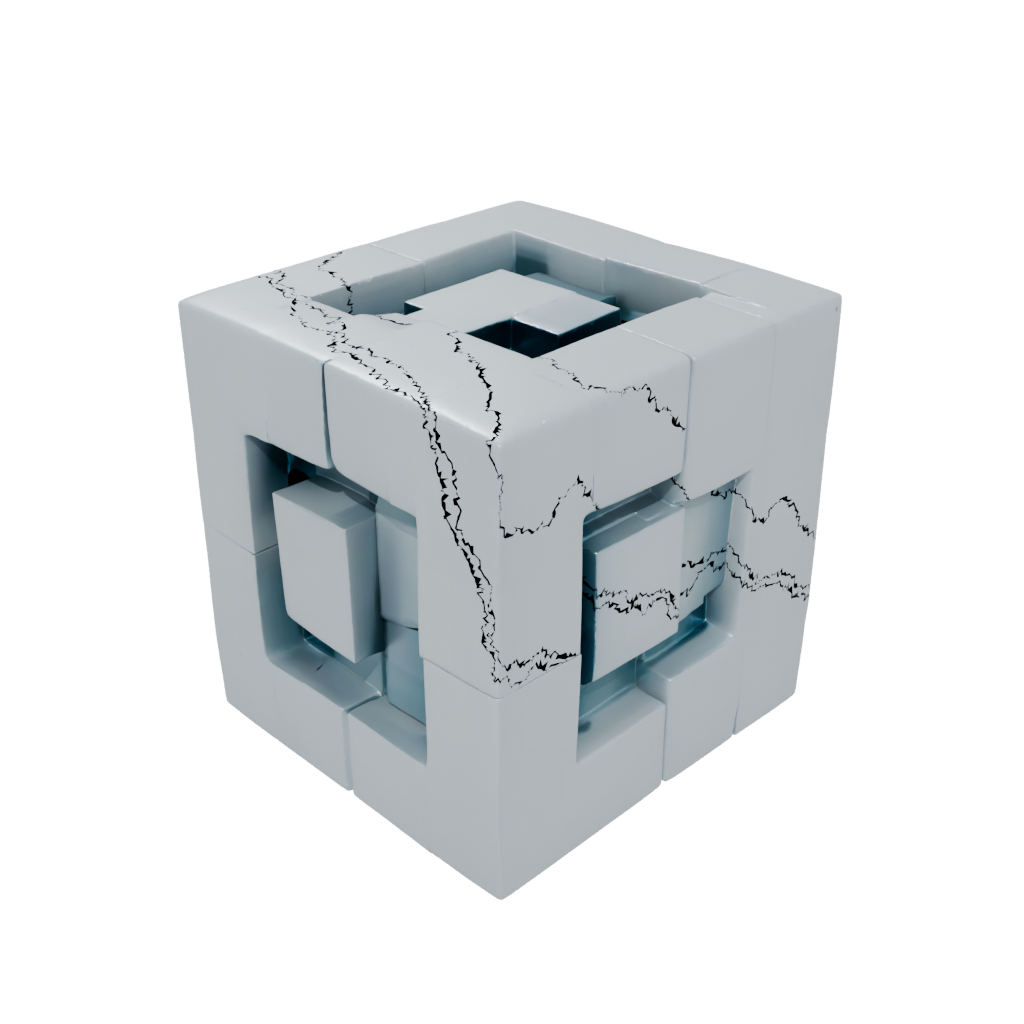 Galaxy Soft Infinity Flip Cube