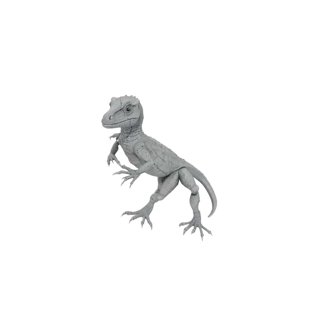 Galaxy Articulated Lizard — fidgets 3D print model, STL