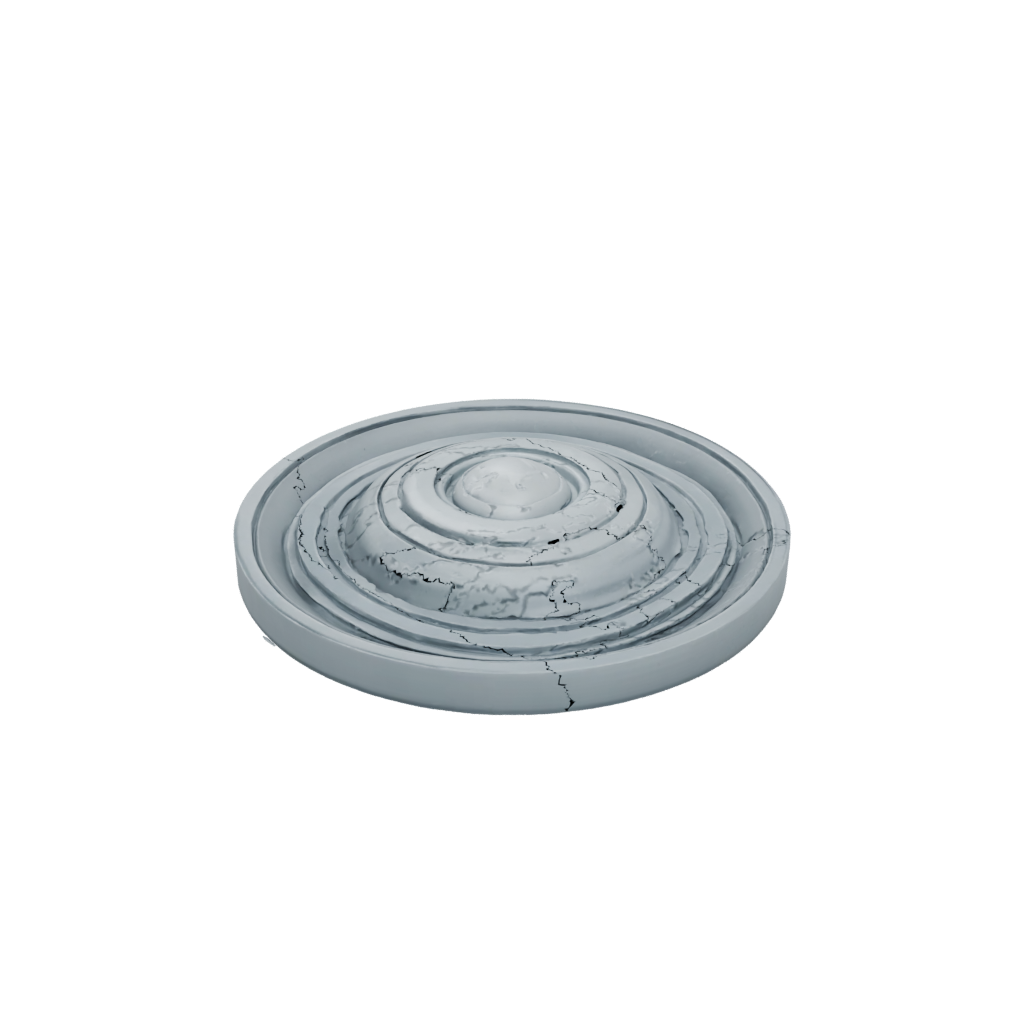 Galaxy Rolling Ball Track Coin — fidgets 3D print model, STL
